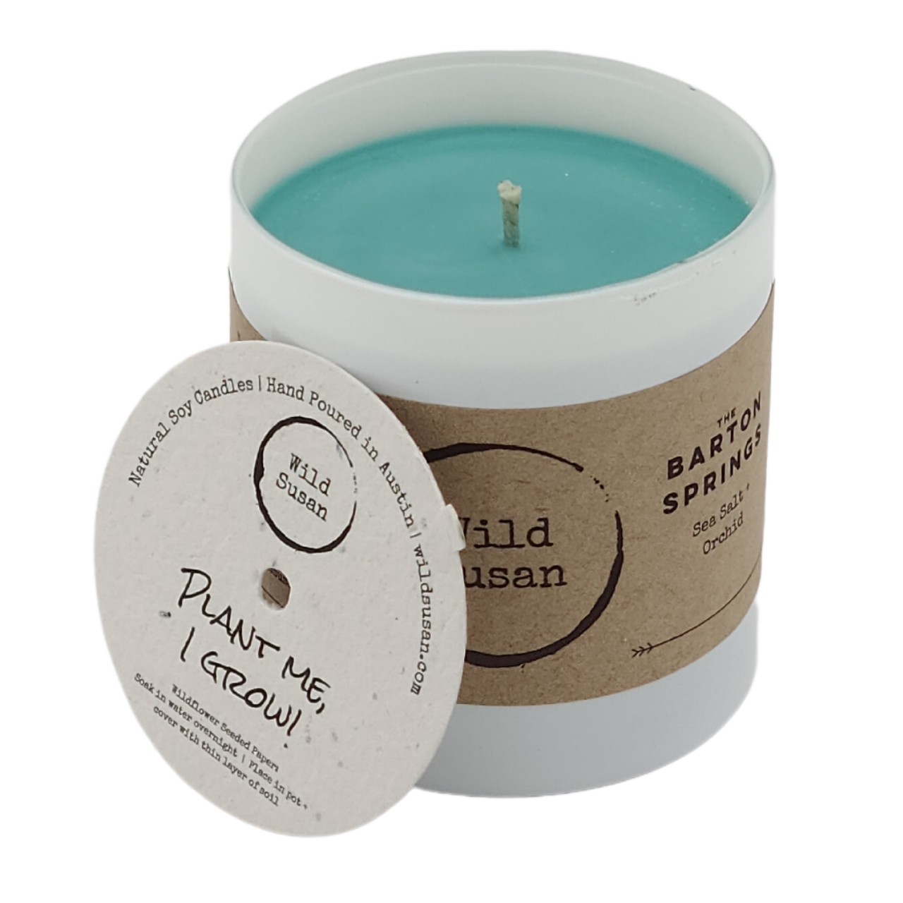 Barton Springs [Sea Salt + Orchid] Soy Candle/Wax Melt - The Wild Susan Co