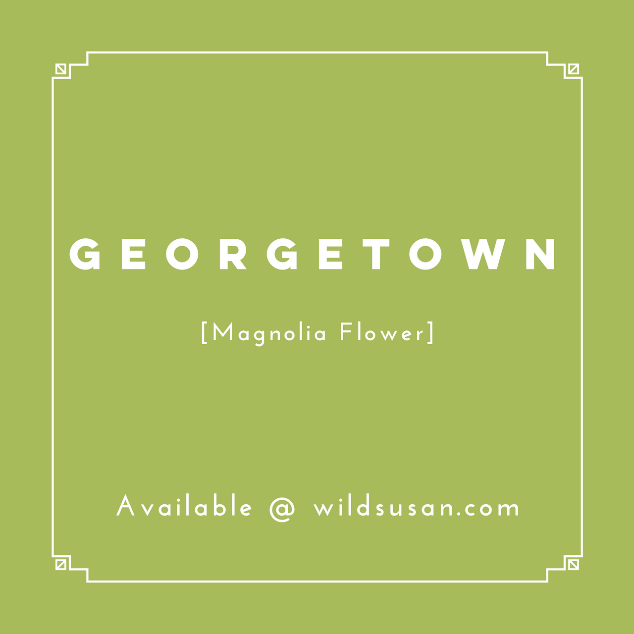 Georgetown [Magnolia Flower] Soy Candle / Wax Melt - The Wild Susan Co