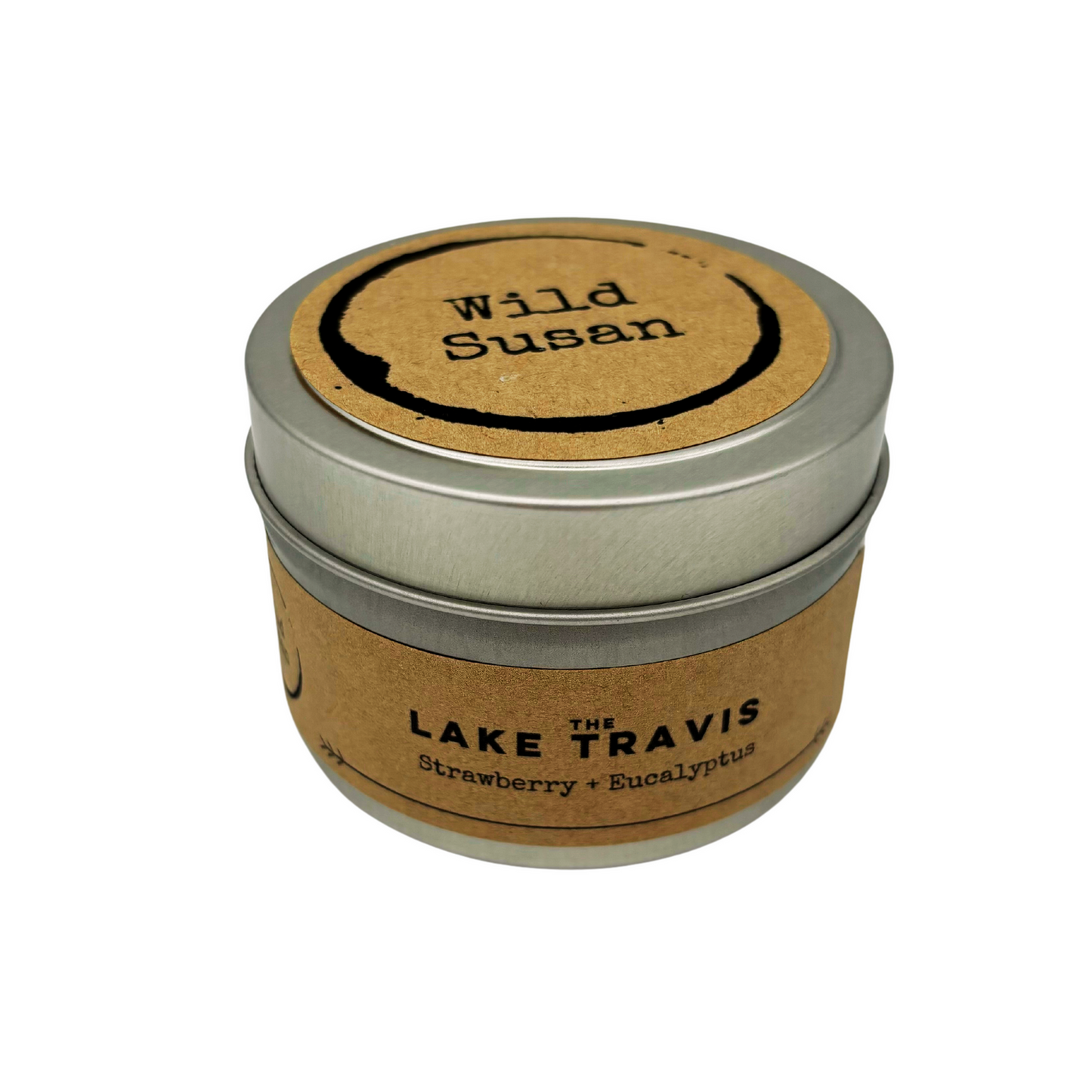 Lake Travis [Strawberry + Eucalyptus] Soy Candle / Wax Melt