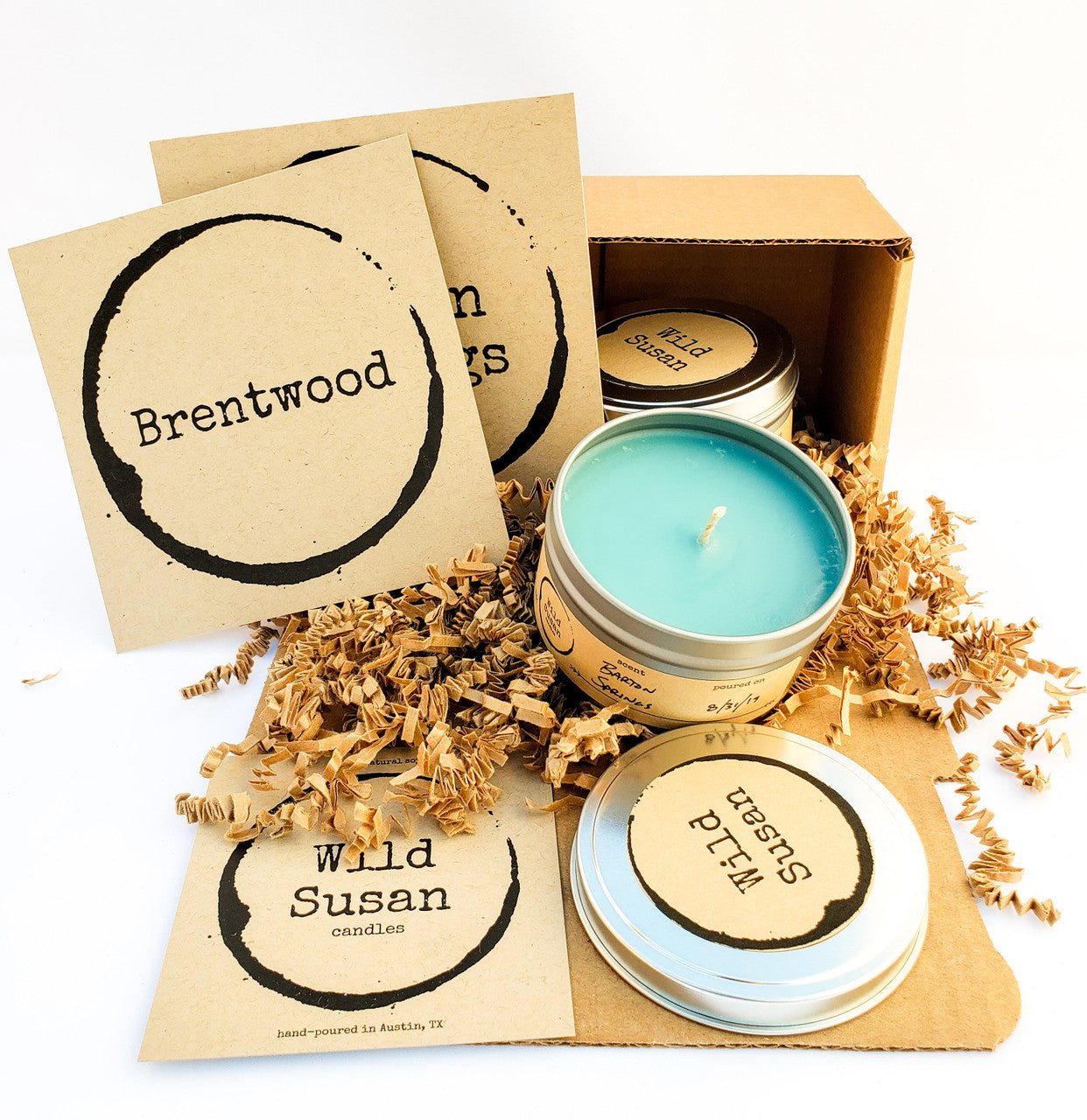 Monthly Candle Subscription Boxes - 2 candles - The Wild Susan Co