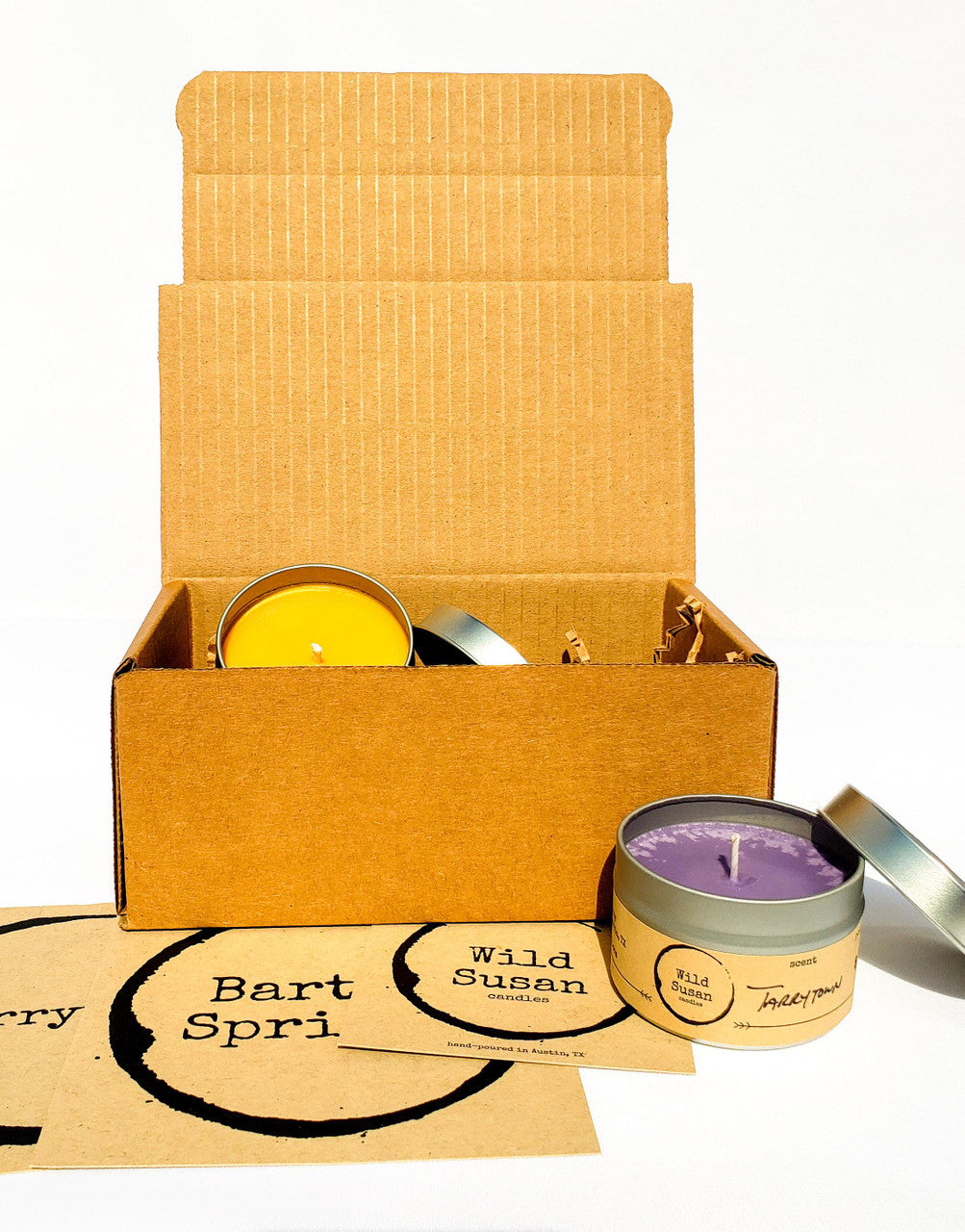 Monthly Candle Subscription Boxes - 2 candles - The Wild Susan Co