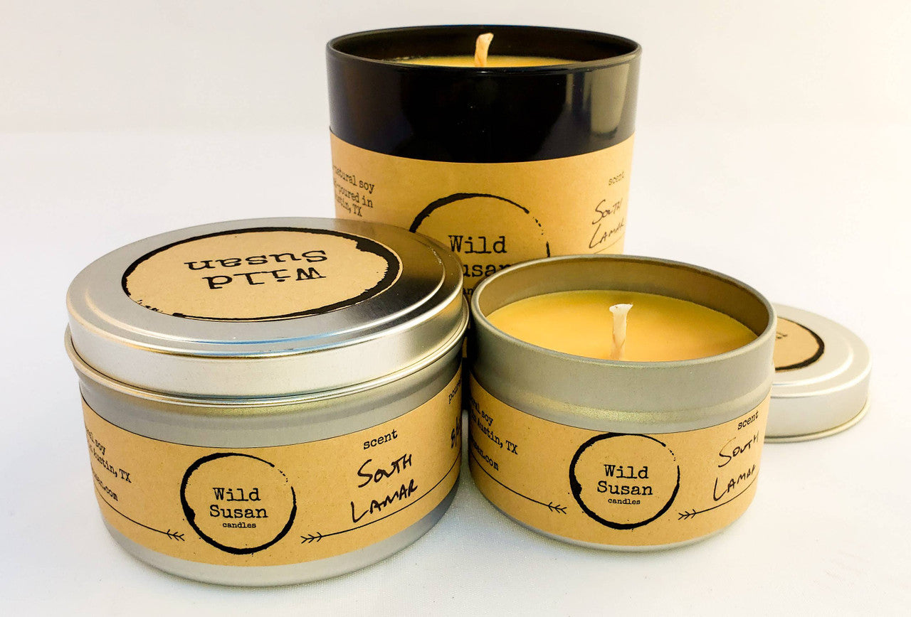 South Lamar [Cactus Flower + Jade] Soy Candle/Wax Melt - The Wild Susan Co
