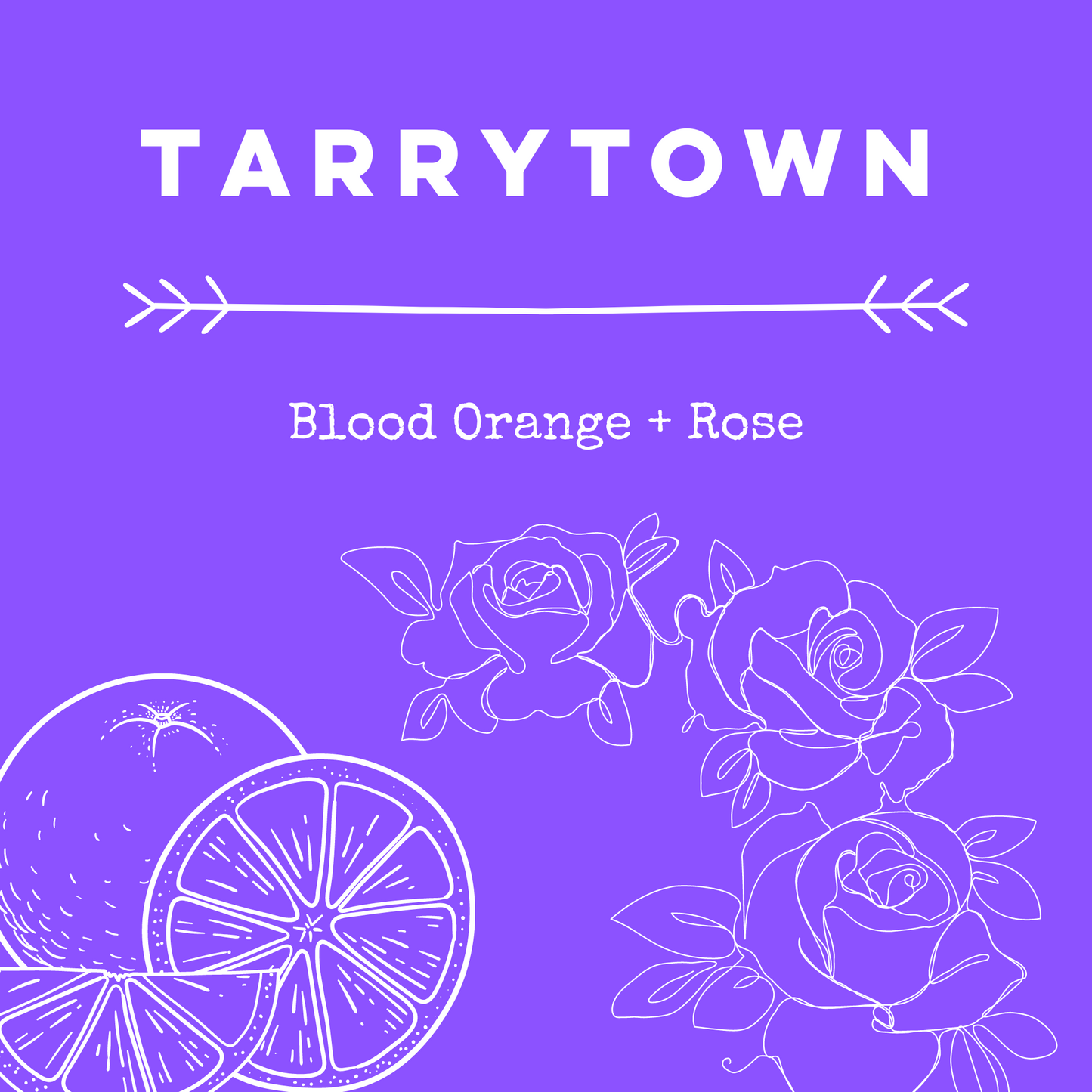 Tarrytown [Blood Orange + Rose] Soy Candle/Wax Melt