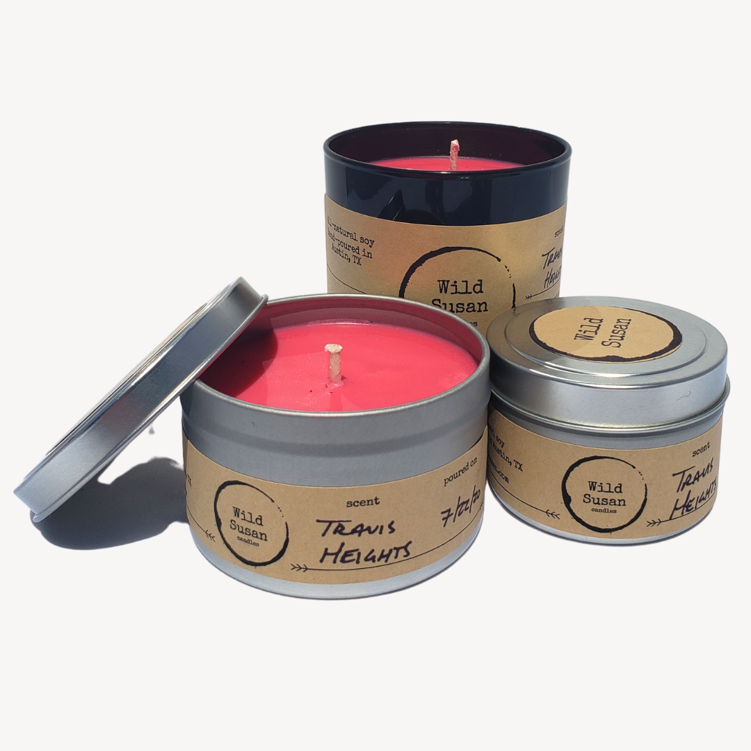 Travis Heights [Orange + Chili Pepper] Soy Candle/Wax Melt - The Wild Susan Co