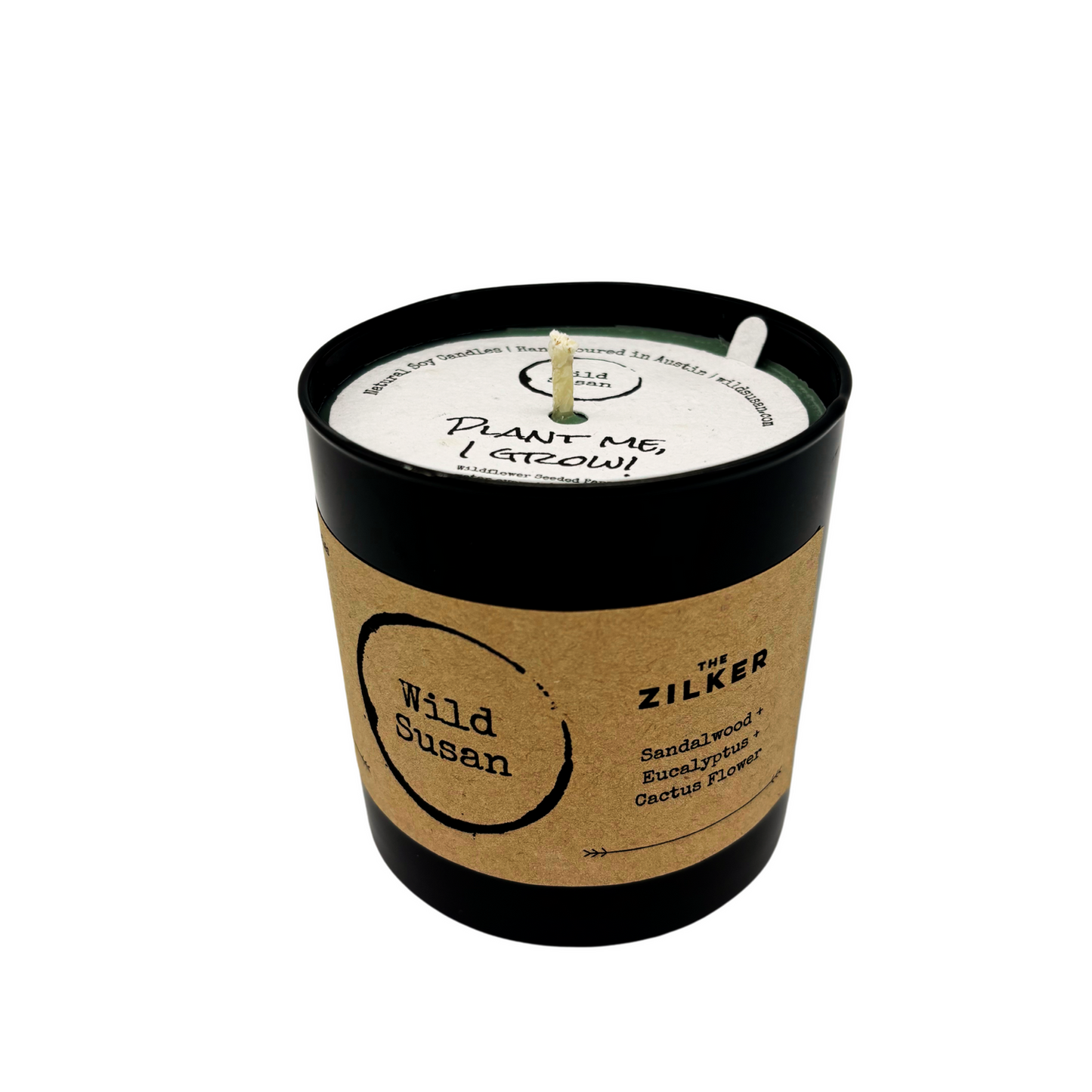 Zilker [Sandalwood + Eucalyptus + Cactus Flower] Soy Candle/Wax Melt