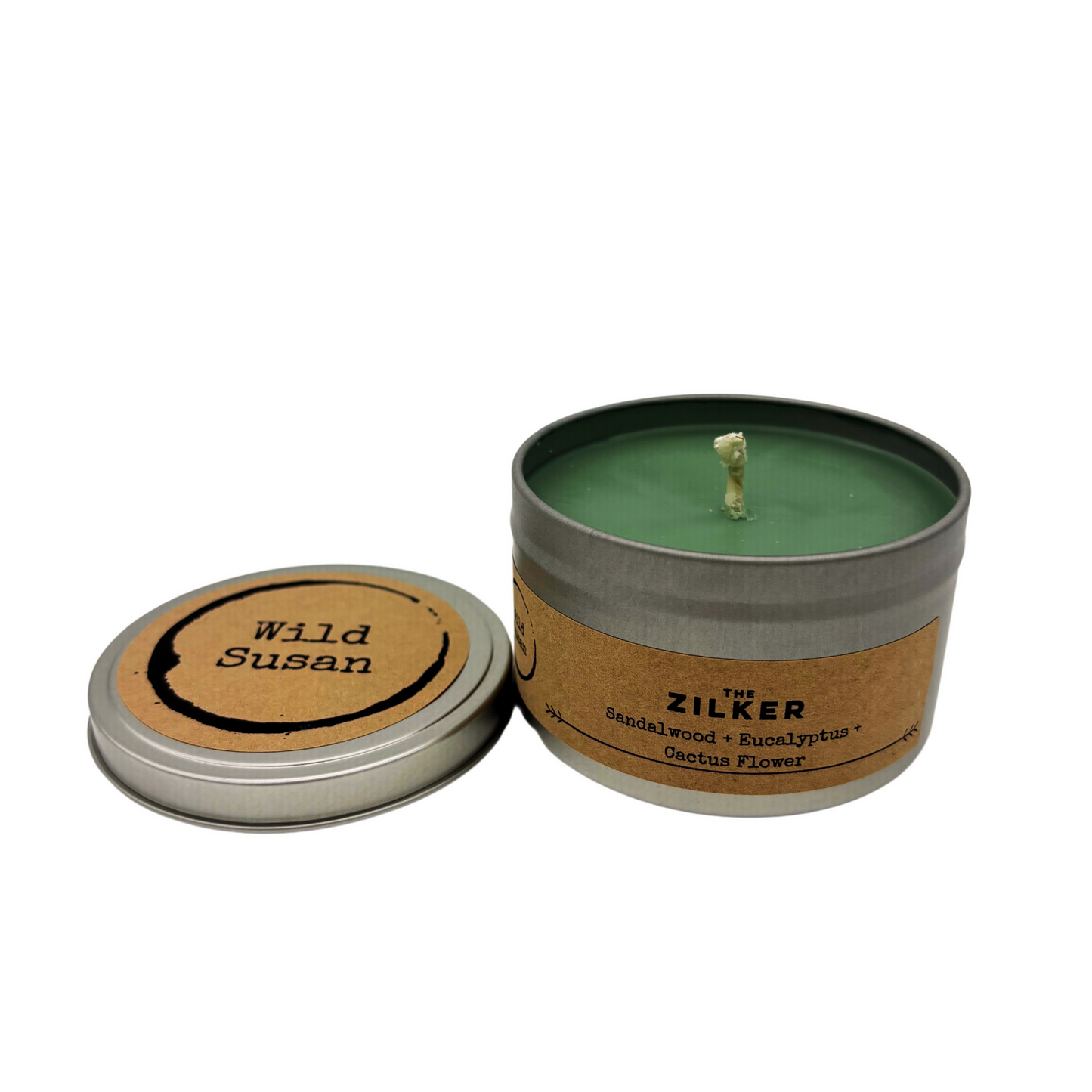 Zilker [Sandalwood + Eucalyptus + Cactus Flower] Soy Candle/Wax Melt