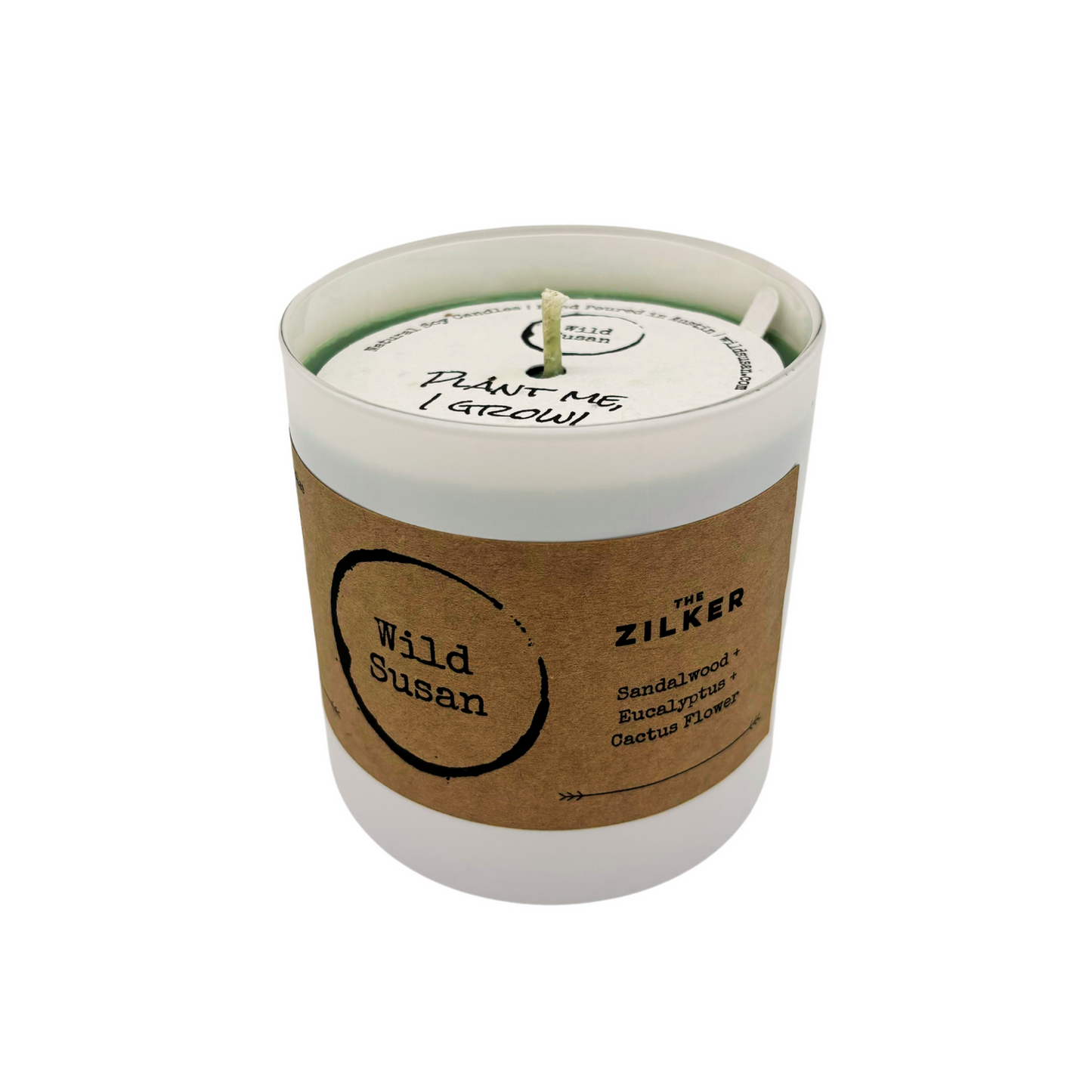 Zilker [Sandalwood + Eucalyptus + Cactus Flower] Soy Candle/Wax Melt