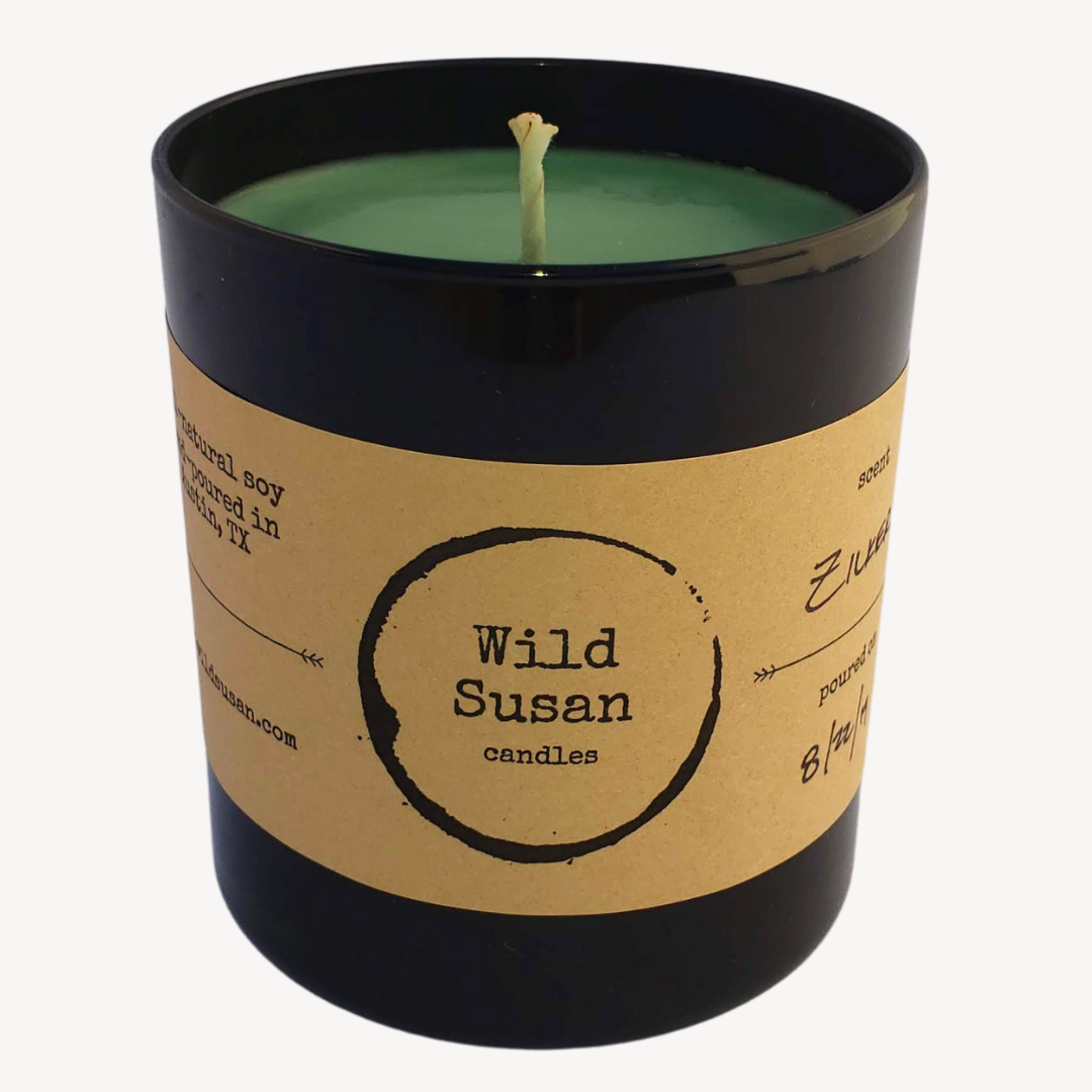 Zilker [Sandalwood + Eucalyptus + Cactus Flower] Soy Candle/Wax Melt - The Wild Susan Co